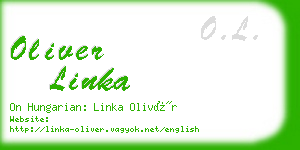 oliver linka business card